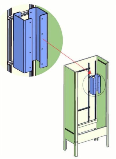 Kit réhausse AGCP 100/400A - ABB