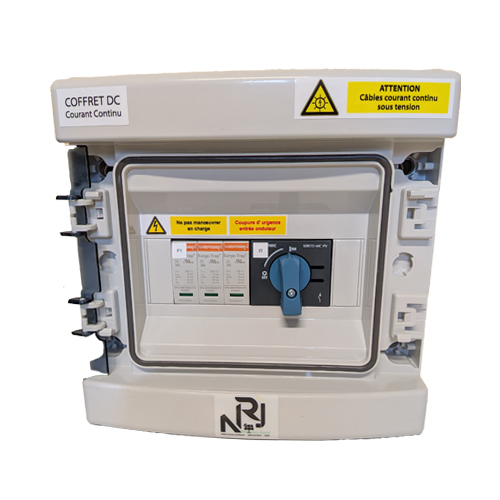 Coffret DC - 2 BRANCHES 30A - PARAFOUDRE