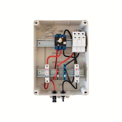 Coffret DC - 2 BRANCHES 30A - PARAFOUDRE + PF