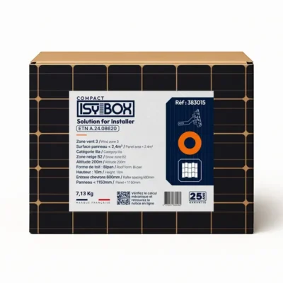 ISY-BOX COMPACT rond orange – tuile mécanique – 383015