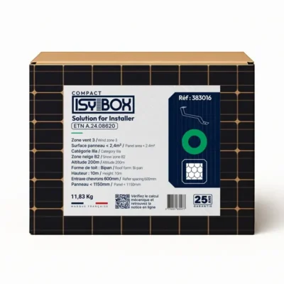 ISY-BOX COMPACT rond vert - tuile plate - 383016